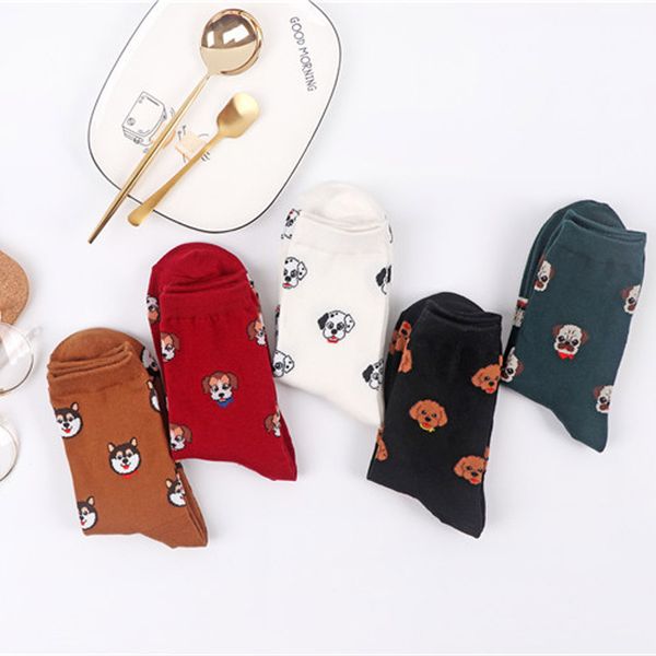 2019 frhjahr neue koreanische cartoon hund nette lustige damen socken hohe qualitt tier cartoon hund nette frau baumwolle sock, Black
2019 frhjahr neue koreanische cartoon hund nette lustige damen socken hohe qualitt tier cartoon hund nette frau baumwolle sock, Black