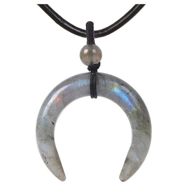 wholesale 10 pcs handmade weave crescent moon labradorite stone pendant black rope chain necklace black agate jewelry, Silver
wholesale 10 pcs handmade weave crescent moon labradorite stone pendant black rope chain necklace black agate jewelry, Silver