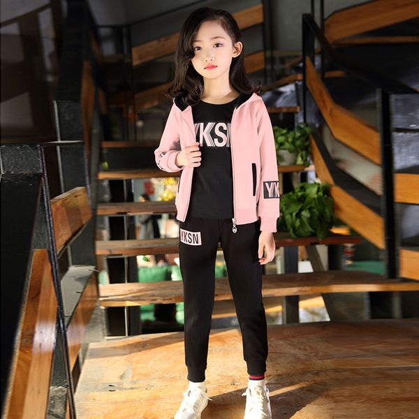2020 girls sport suit 3pcs/set clothes jacket letter zipper kids hoodies tshirt pants kids tracksuit for girls clothing sets, White
2020 girls sport suit 3pcs/set clothes jacket letter zipper kids hoodies tshirt pants kids tracksuit for girls clothing sets, White