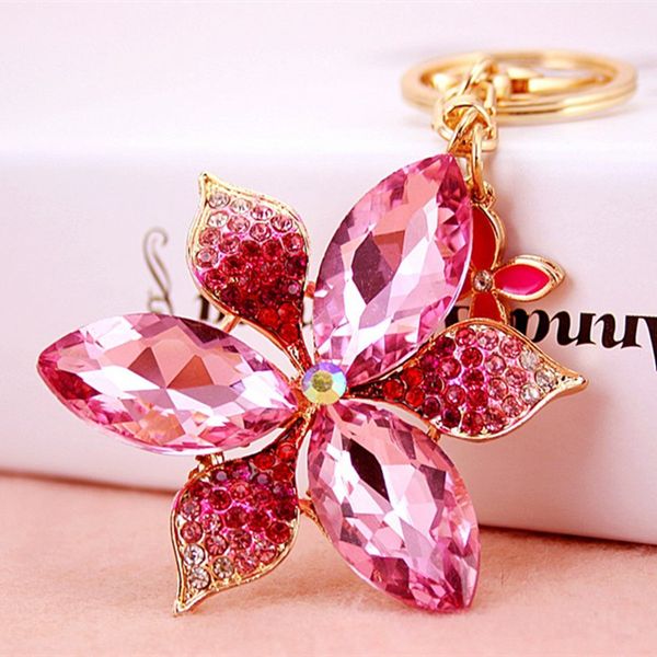 new crystal rhinestone flower keychains fashion key chains lovers' key ring holder for women bag charm pendant chaveiro, Silver
new crystal rhinestone flower keychains fashion key chains lovers' key ring holder for women bag charm pendant chaveiro, Silver
