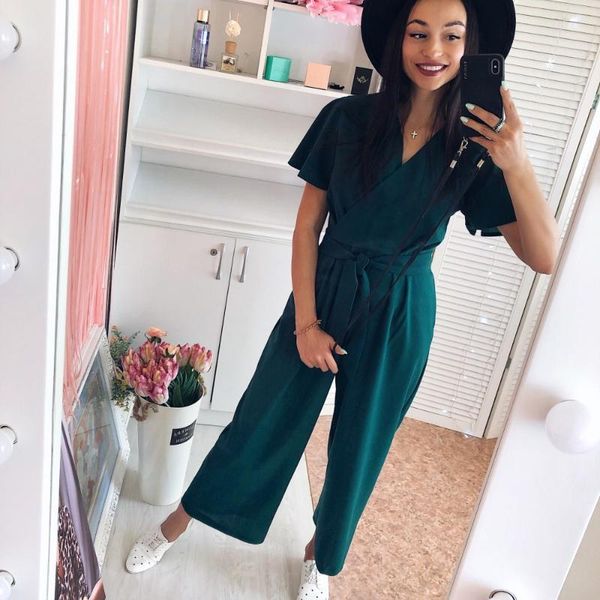 women rompers red jumpsuit 2020 new women's summer clothing jumpsuit overalls wide leg, Black;white
women rompers red jumpsuit 2020 new women's summer clothing jumpsuit overalls wide leg, Black;white