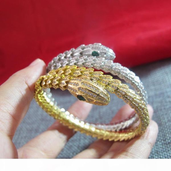 2017 luxury new designer fashion green eye cz diamond paved animal cuff bracelet bangle 18k gold plated party jewelry for women, Golden;silver
2017 luxury new designer fashion green eye cz diamond paved animal cuff bracelet bangle 18k gold plated party jewelry for women, Golden;silver