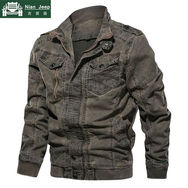 2020 new tactical jacket men fashion washed denim bomber jackets coats army cargo jaqueta masculina plus size 5xl 6xl, Black;brown
2020 new tactical jacket men fashion washed denim bomber jackets coats army cargo jaqueta masculina plus size 5xl 6xl, Black;brown