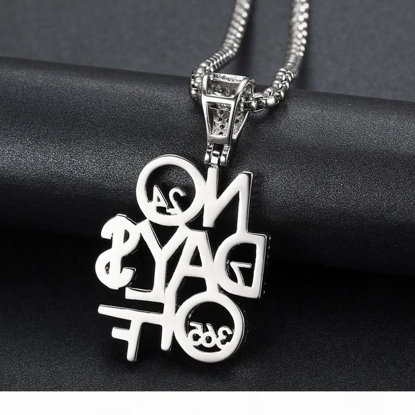 men hip hop iced out micro paved crystal no days off letter pendants time necklaces for men women fashion jewelry gifts, Silver
men hip hop iced out micro paved crystal no days off letter pendants time necklaces for men women fashion jewelry gifts, Silver