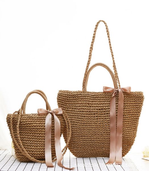 new ribbon bowknot straw portable dual-purpose beach butterfly woven woven bag women's bag
new ribbon bowknot straw portable dual-purpose beach butterfly woven woven bag women's bag