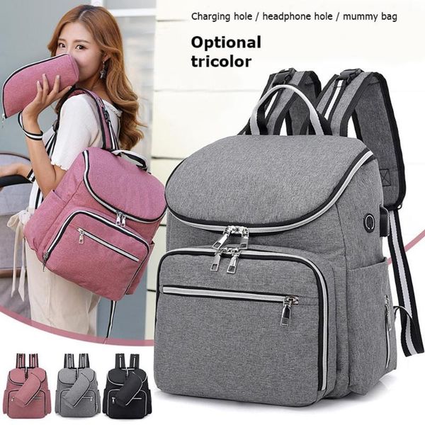 Multi-function Baby Diaper Bag Backpack Waterproof Maternity Large Capacity Outdoor Travel Bags & Insulation Bag For Baby Care