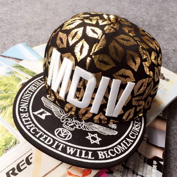 2az6h 2015 fashion korean mdiv embroidered gold and silver lip hip-hop flat baseball print lip men's and women's hat baseball cap, Blue;gray
2az6h 2015 fashion korean mdiv embroidered gold and silver lip hip-hop flat baseball print lip men's and women's hat baseball cap, Blue;gray