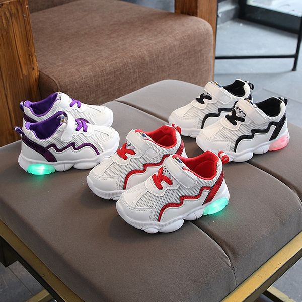 luminous bear luminous sports children's style boys' soft bottom casual sports shoes baby white shoes breathable autumn, Black
luminous bear luminous sports children's style boys' soft bottom casual sports shoes baby white shoes breathable autumn, Black