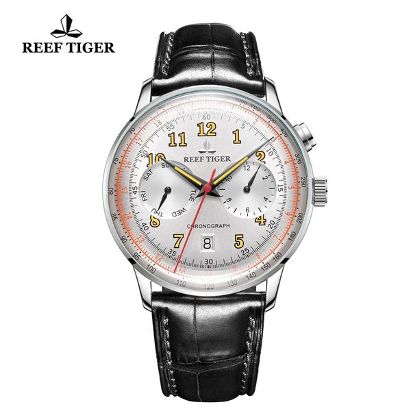 reef tiger / rt классический vintage часы мужчины из нержавеющей стали автоматическая светящиеся часы часы miyota часы коричневый кожаный ре, Silver
reef tiger / rt классический vintage часы мужчины из нержавеющей стали автоматическая светящиеся часы часы miyota часы коричневый кожаный ре, Silver