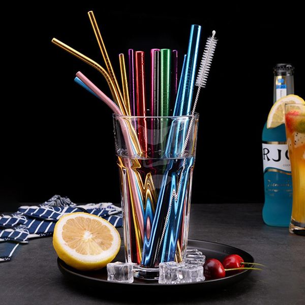 6*215mm 304 stainless steel straw bent and straight reusable colorful straw drinking straws metal straw bar drinking tool fy4139
6*215mm 304 stainless steel straw bent and straight reusable colorful straw drinking straws metal straw bar drinking tool fy4139