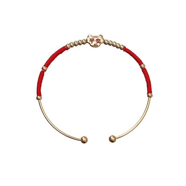 2020 good luck safety lock hand-woven red rope female bracelet chinese character peace blessing good luck bracelet jewelry gift bracelet, Black
2020 good luck safety lock hand-woven red rope female bracelet chinese character peace blessing good luck bracelet jewelry gift bracelet, Black