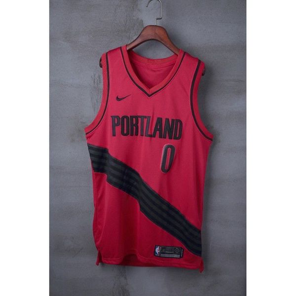 spot portland pioneer jersey damian lillard stitched basketball jerseys, Black;white
spot portland pioneer jersey damian lillard stitched basketball jerseys, Black;white