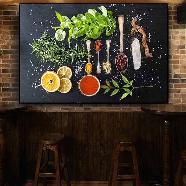 Vegetables Fruit Grains Spices Kitchen Canvas A Painting Wall Art Pictures Wall Art for Living Room Home Decor (No Frame)
Vegetables Fruit Grains Spices Kitchen Canvas A Painting Wall Art Pictures Wall Art for Living Room Home Decor (No Frame)