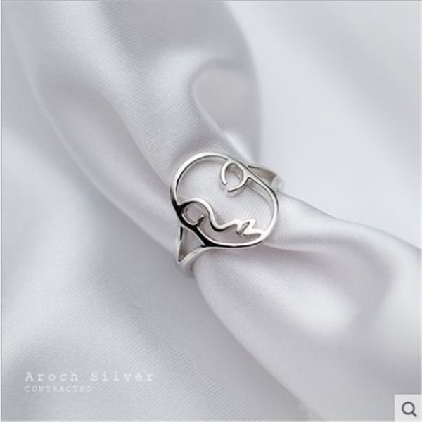 real rings for women simple hollow out face shape punk ring vintage jewelry dropshipping cool pieces, Golden;silver
real rings for women simple hollow out face shape punk ring vintage jewelry dropshipping cool pieces, Golden;silver