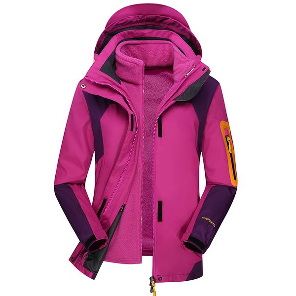 3 in 1 hiking jackets women winter outdoor windbreaker 2020 new windproof warm 2 in 1 lady coats detachable cap camping jacket, Blue;black
3 in 1 hiking jackets women winter outdoor windbreaker 2020 new windproof warm 2 in 1 lady coats detachable cap camping jacket, Blue;black