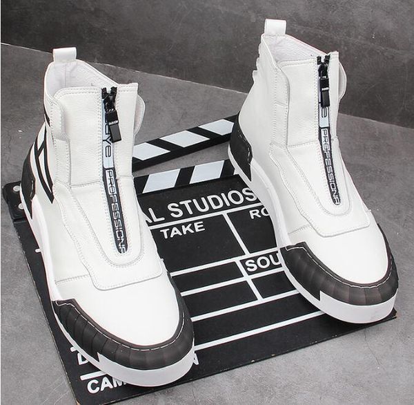 new arrival men sneakers high casual shoes hip-hop high height increasing shoes black zip ankle boots zapatillas hombre
new arrival men sneakers high casual shoes hip-hop high height increasing shoes black zip ankle boots zapatillas hombre