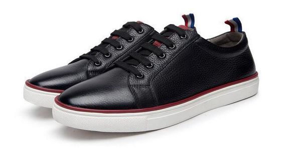 it is very popular style 2019 autumn leather white shoes men's first layer leather casual shoes, Black
it is very popular style 2019 autumn leather white shoes men's first layer leather casual shoes, Black