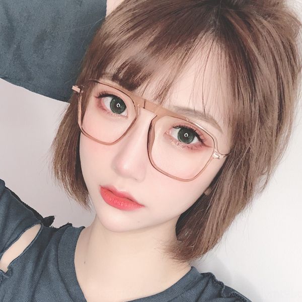 s4qaz literary and artistic large frame transparent glasses frame web red style with degree can match plain eye plain glasses men's kor, Silver
s4qaz literary and artistic large frame transparent glasses frame web red style with degree can match plain eye plain glasses men's kor, Silver