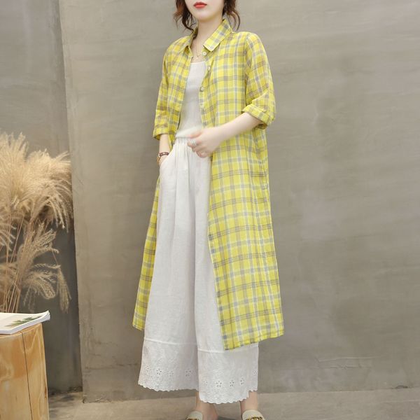 grnlz 2020 new fresh sweet fashion all-match simple plaid casual long cardigan women's 4143 2020 new fresh sweet shirt fashion all-matc, White
grnlz 2020 new fresh sweet fashion all-match simple plaid casual long cardigan women's 4143 2020 new fresh sweet shirt fashion all-matc, White