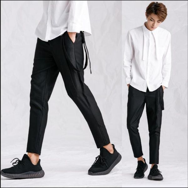 men's pants 27-44 2021 men non-mainstream hairstylist personality belt casual trouser asymmetric skirt nightclub harem, Black
men's pants 27-44 2021 men non-mainstream hairstylist personality belt casual trouser asymmetric skirt nightclub harem, Black