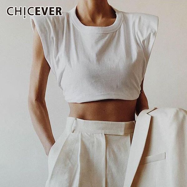 chicever korean slim women's vest o neck sleeveless short tunic casual crop for female fashion clothing 2020 summer tide, White
chicever korean slim women's vest o neck sleeveless short tunic casual crop for female fashion clothing 2020 summer tide, White