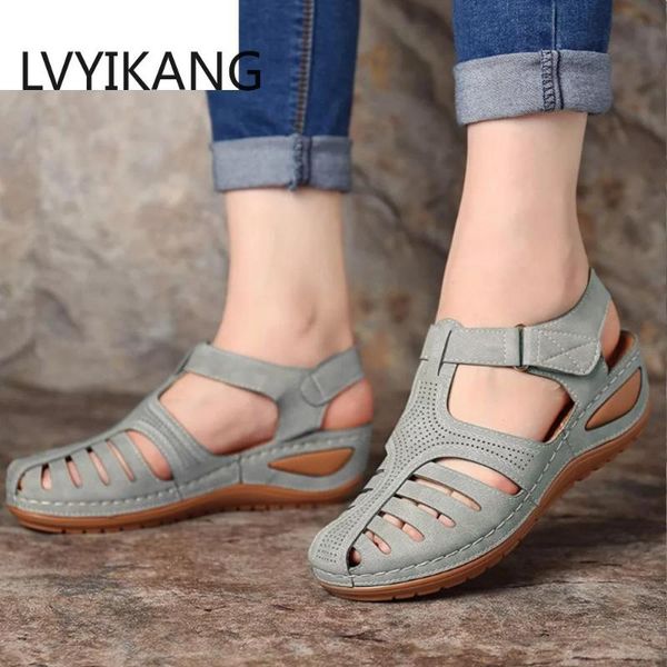woman 2020 summer leather vintage sandals buckle casual sewing women retro sandalias female ladies platform shoes 34-44, Black
woman 2020 summer leather vintage sandals buckle casual sewing women retro sandalias female ladies platform shoes 34-44, Black