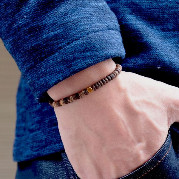 noter antique wood bracelet mens minimalist small wood beads braslet bohemian male accessories jewelry moda hombre gift for man, Golden;silver
noter antique wood bracelet mens minimalist small wood beads braslet bohemian male accessories jewelry moda hombre gift for man, Golden;silver