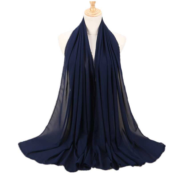 2020 chiffon scarf lace side women muslim wrap shawls plain long headband hijabs scarves 180*75cm, Blue;gray
2020 chiffon scarf lace side women muslim wrap shawls plain long headband hijabs scarves 180*75cm, Blue;gray