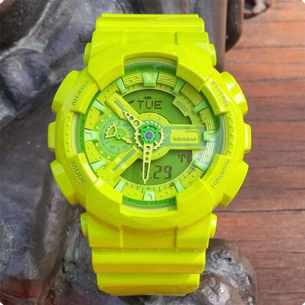 grass green multifunctional men's sports watches auto light student outdoor watch factory wholesale limited edition g style watch, Slivery;brown 
grass green multifunctional men's sports watches auto light student outdoor watch factory wholesale limited edition g style watch, Slivery;brown