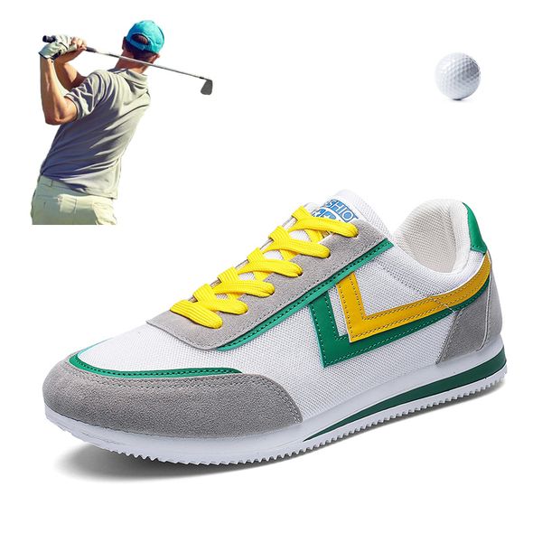 breathable mesh sport shoes men sneakers ultra light golf shoes comfortable athletics golf training male green white shoe
breathable mesh sport shoes men sneakers ultra light golf shoes comfortable athletics golf training male green white shoe