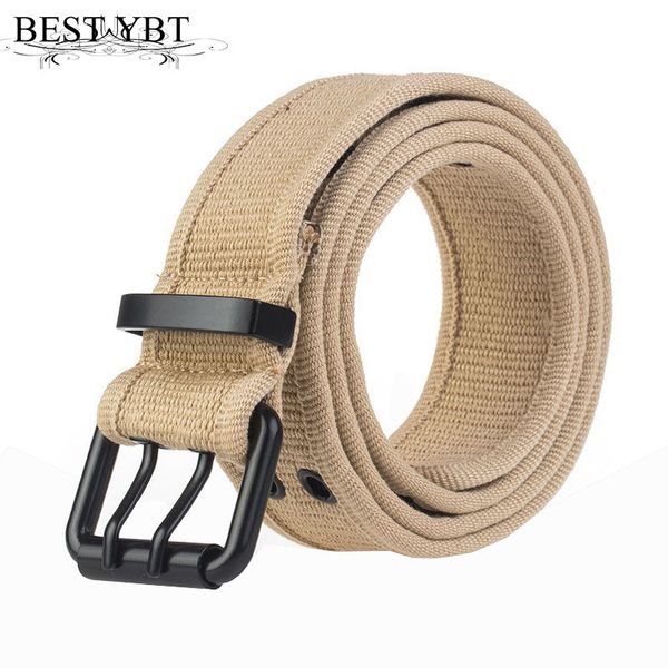 ybt canvas belt alloy double pin buckle belt fashion simple sport cowboy casual men and women, Black;brown
ybt canvas belt alloy double pin buckle belt fashion simple sport cowboy casual men and women, Black;brown