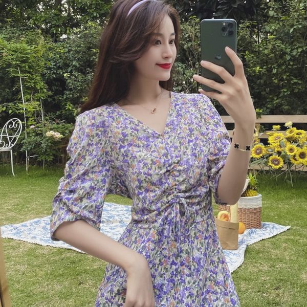 large size women's summer clothing new loose western style young fat mm floral slimming chiffon purple 200 jin dress dress, Black;gray
large size women's summer clothing new loose western style young fat mm floral slimming chiffon purple 200 jin dress dress, Black;gray