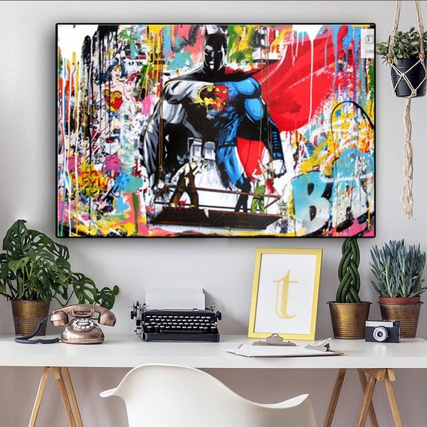 creative movie poster canvas painting batman oosters mural wall art pictures for living room home decoration cuadros
creative movie poster canvas painting batman oosters mural wall art pictures for living room home decoration cuadros
