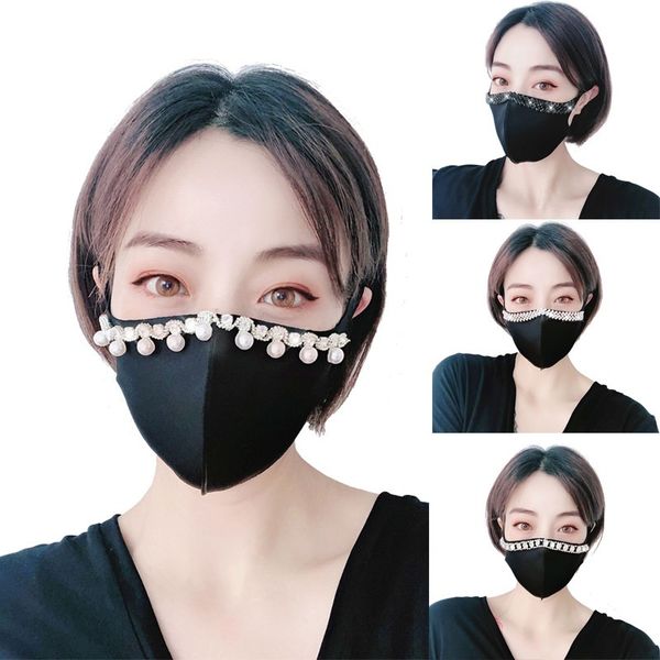 6 style designer black dust mask sunscreen with flash diamond rhinestone cotton designer face masks xd23671
6 style designer black dust mask sunscreen with flash diamond rhinestone cotton designer face masks xd23671