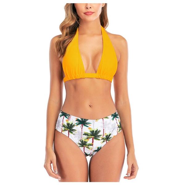 women's swimwear hailter bikini set women print hight waist bandage push-up beachwear swimsuit ropa de baño mujer 2021, White;black
women's swimwear hailter bikini set women print hight waist bandage push-up beachwear swimsuit ropa de baño mujer 2021, White;black