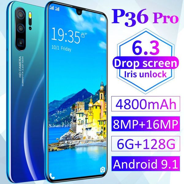 cross-border explosion model p36pro smartphone water drop large screen android phone 1+16 smartphone
cross-border explosion model p36pro smartphone water drop large screen android phone 1+16 smartphone