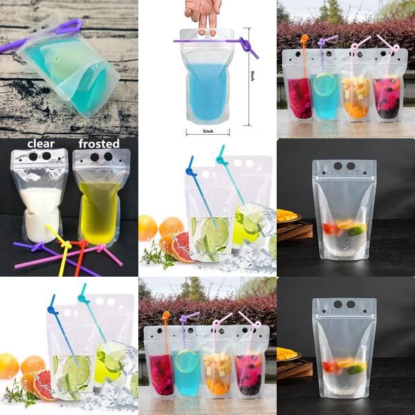 clear drink pouches bags frosted zipper stand-up plastic drinking bag with straw with holder reclosable heat-proof 17oz tore2010 qsonp
clear drink pouches bags frosted zipper stand-up plastic drinking bag with straw with holder reclosable heat-proof 17oz tore2010 qsonp