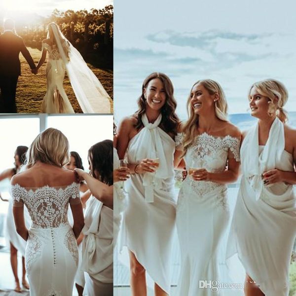 vintage country wedding dresses mermaid 2020 short sleeves off shoulder lace appliques plus size bridal gowns long robes de mariee, White
vintage country wedding dresses mermaid 2020 short sleeves off shoulder lace appliques plus size bridal gowns long robes de mariee, White