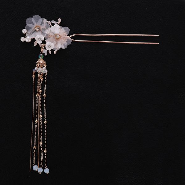 2020 new chinese long flower hair stick pearl gold tiara headpiece hair pins women accessories handmade jewelry, Golden;silver
2020 new chinese long flower hair stick pearl gold tiara headpiece hair pins women accessories handmade jewelry, Golden;silver