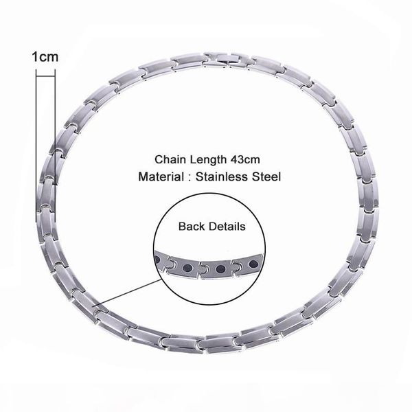 sell wholesale fashion stainless steel kit silver color link chain healing care magnetic necklace bracelet jewelry set
sell wholesale fashion stainless steel kit silver color link chain healing care magnetic necklace bracelet jewelry set