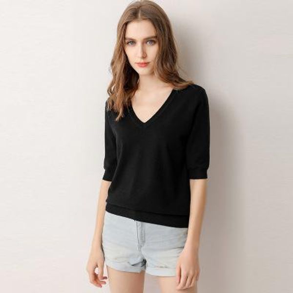 women v neck t-shirts short sleeve ladies basic t-shirt casual summer fashion slim fitting corset, White
women v neck t-shirts short sleeve ladies basic t-shirt casual summer fashion slim fitting corset, White