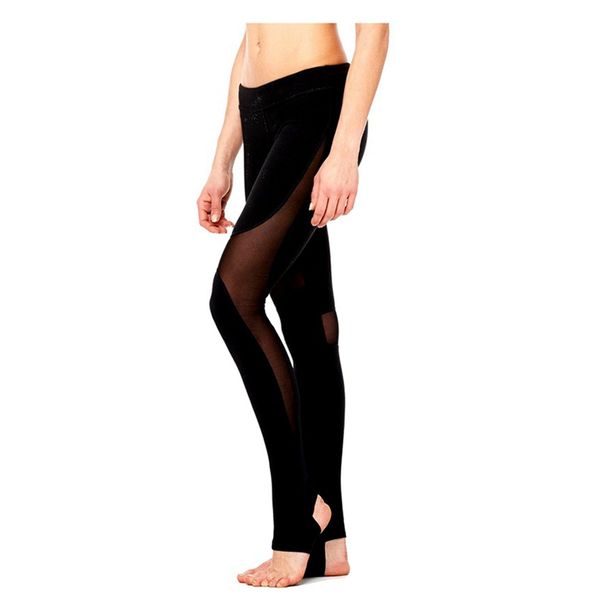 women's mesh splicing fitness running trousers yoga dance stepping foot tight sports pants female, White;red
women's mesh splicing fitness running trousers yoga dance stepping foot tight sports pants female, White;red