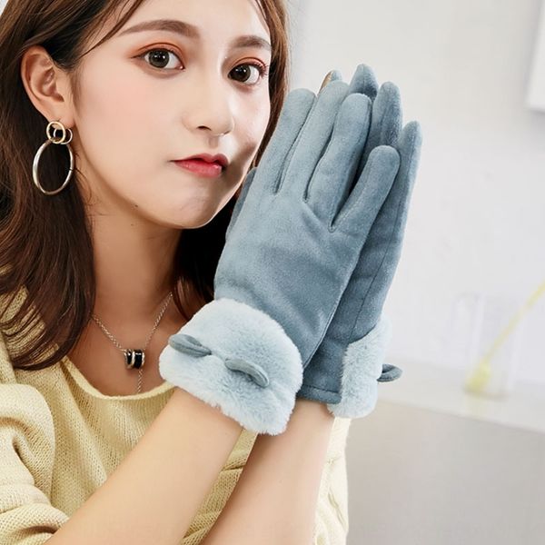 suede women' season plush thickened cute korean style student touch screen cotton cycling warm bicycle gloves warm gloves, Blue;gray
suede women' season plush thickened cute korean style student touch screen cotton cycling warm bicycle gloves warm gloves, Blue;gray