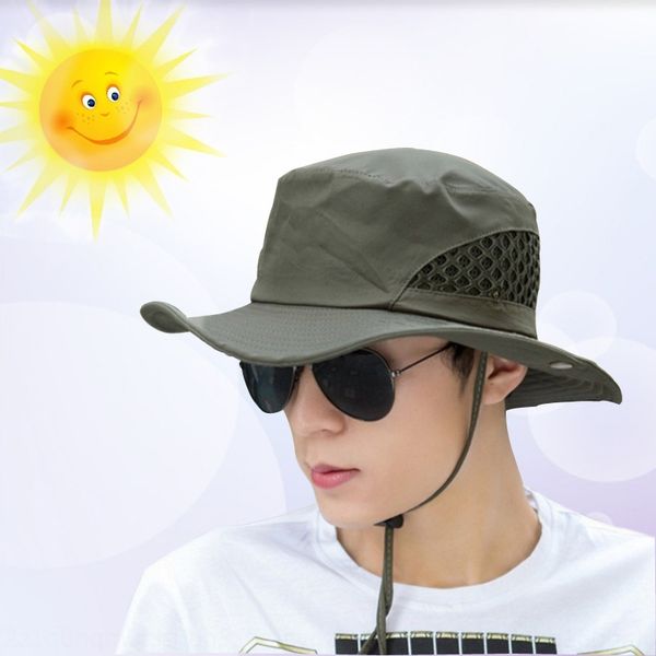 men's mesh breathable fisherman's outdoor fishing plain bucket bucket fisherman hat beach brim sun hat men and women, Blue;gray
men's mesh breathable fisherman's outdoor fishing plain bucket bucket fisherman hat beach brim sun hat men and women, Blue;gray