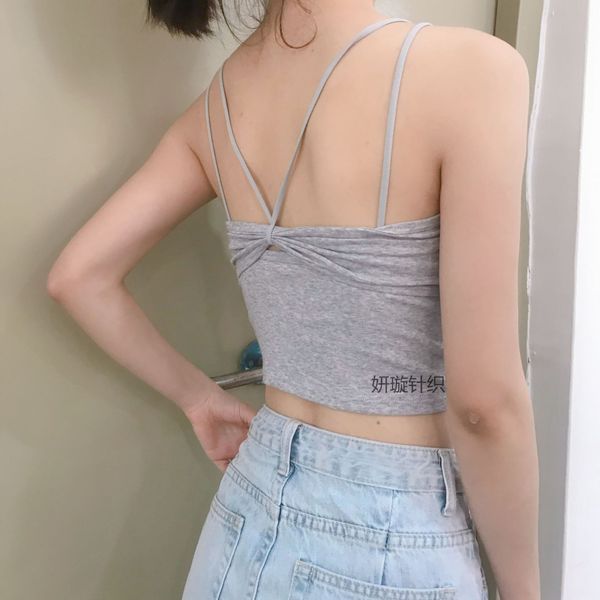 2020 tiktok cross big backless vest vestshort navel camisole 2020 tiktok cross big backless vest vestshort navel camisole, White
2020 tiktok cross big backless vest vestshort navel camisole 2020 tiktok cross big backless vest vestshort navel camisole, White