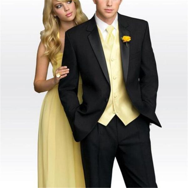 veiai men's suits three piece business men suits notched lapel trim fit custom made wedding groom tuxedos (jacket+pants+vest, White;black 
veiai men's suits three piece business men suits notched lapel trim fit custom made wedding groom tuxedos (jacket+pants+vest, White;black