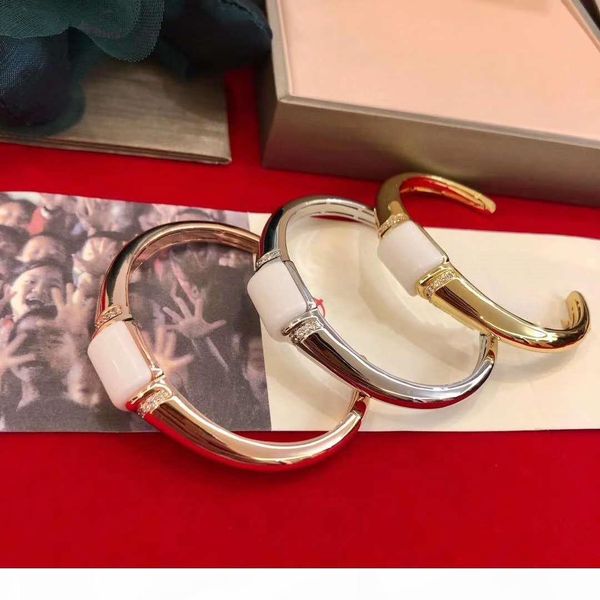l european and american fashion new high -end white ceramic bracelet luxury custom sub -gold plated thick gold high carbon diamond open, Slivery;golden
l european and american fashion new high -end white ceramic bracelet luxury custom sub -gold plated thick gold high carbon diamond open, Slivery;golden
