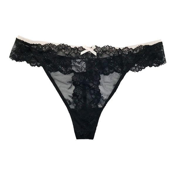 women's panties light and thin traceless transparent lace t-shaped underpants low waist t-pants, Black;pink
women's panties light and thin traceless transparent lace t-shaped underpants low waist t-pants, Black;pink
