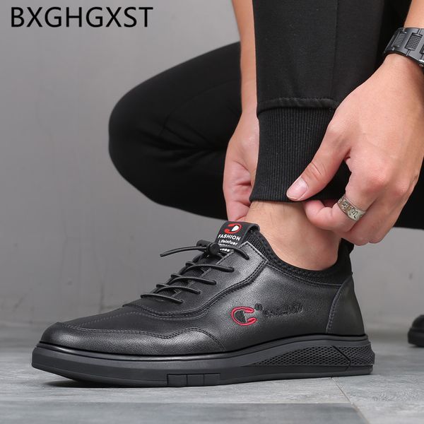white sneakers men shoes leather genuine luxury designer shoes men 2020 fashion leather sneakers loafers mens casual buty, Black
white sneakers men shoes leather genuine luxury designer shoes men 2020 fashion leather sneakers loafers mens casual buty, Black
