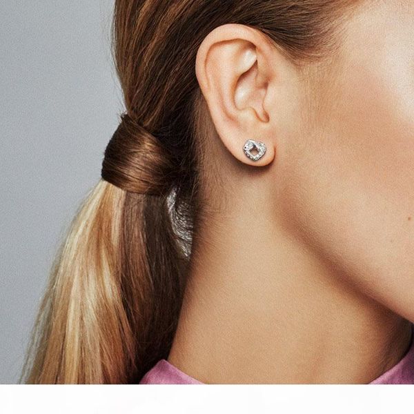 2019 new arrival knotted heart stud earrings original box for pandora 925 sterling silver cz diamond earring women girls gift jewelry, Golden;silver
2019 new arrival knotted heart stud earrings original box for pandora 925 sterling silver cz diamond earring women girls gift jewelry, Golden;silver